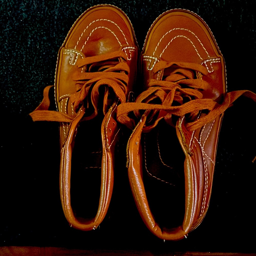 Vans all leather brown